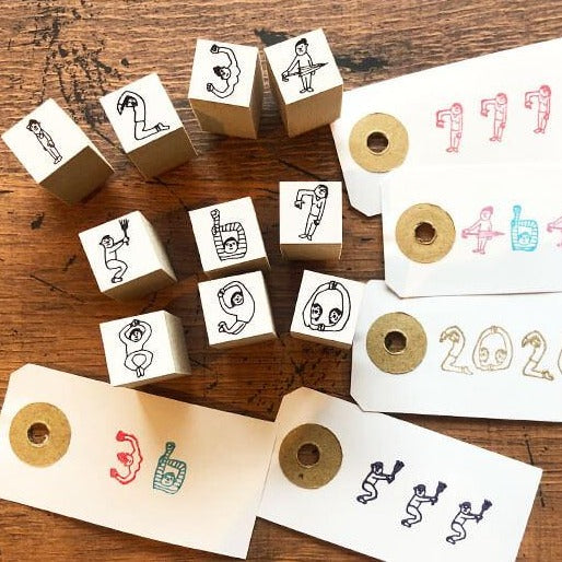 36 Sublo People Number Stamp Set (S size) – Sumthings of Mine